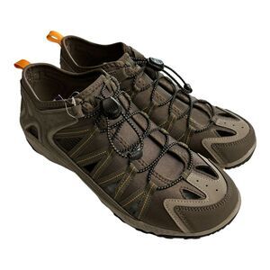 Eddie Bauer Men's Arvada Bungee Lace Lightweight Water Sandal - Brown